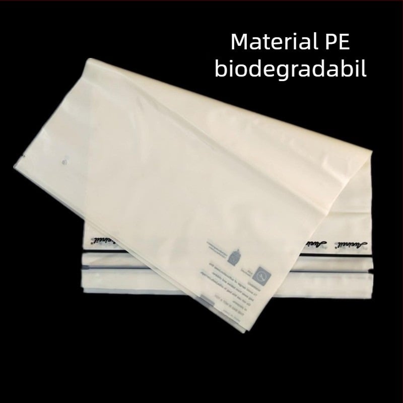 Pungă ZIP PLA biodegradabilă complet autoadezivă, finisaj mat, pentru ambalarea alimentelor