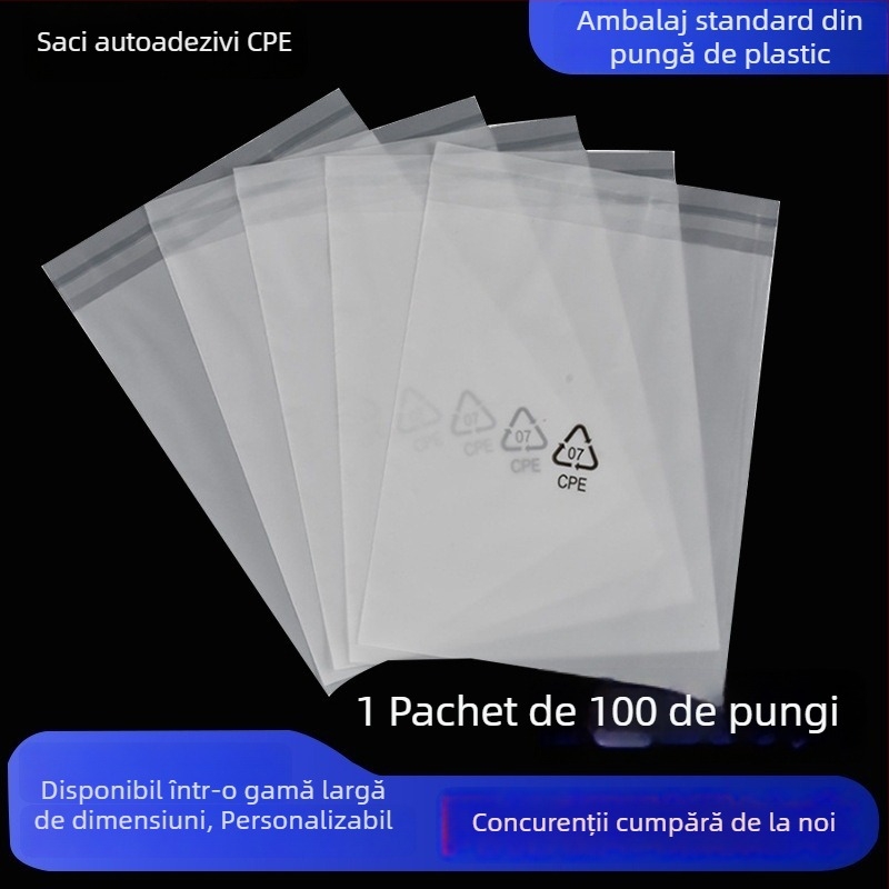 Hetong CPE Pungă plată mată pentru husă de telefon anti-statice EVA, ambalaj tip pungă, sigilat, ecologic