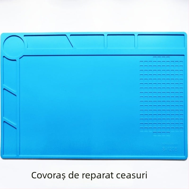Instrumente pentru repararea ceasurilor și covoraș de masă, antistatice și antiderapant