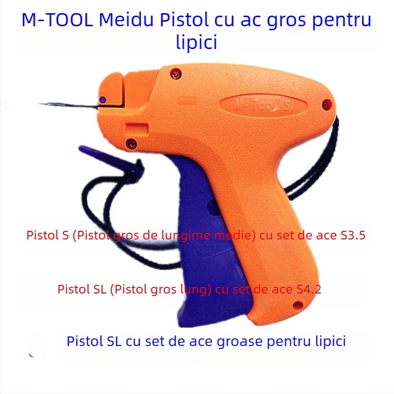 Meidu M-TOOL X pistol de etichete pentru haine cu ac de lipire