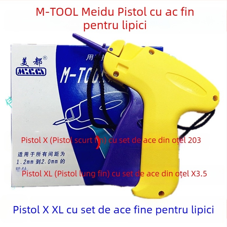 Meidu M-TOOL X pistol de etichete pentru haine cu ac de lipire