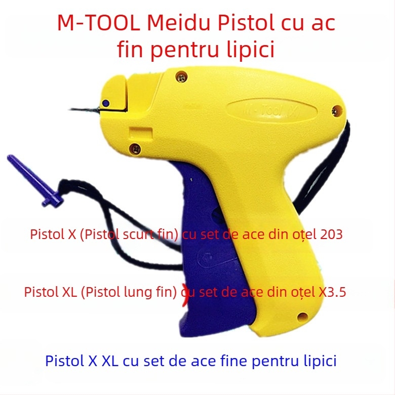 Meidu M-TOOL X pistol de etichete pentru haine cu ac de lipire
