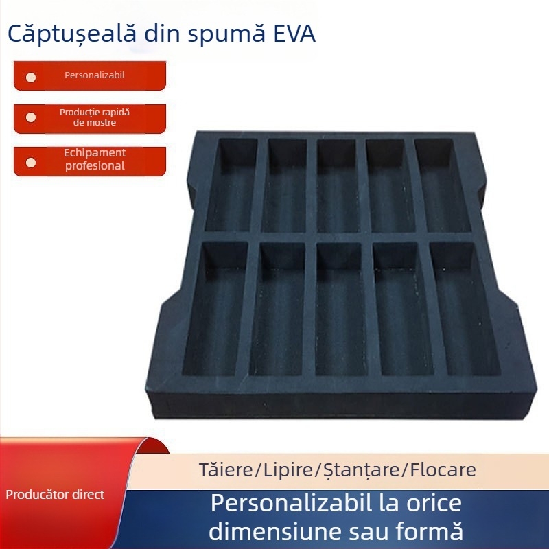 Cutie EVA pentru unelte de gravură, cu absorbție a șocurilor, protecție antișoc și inserție internă antistatice