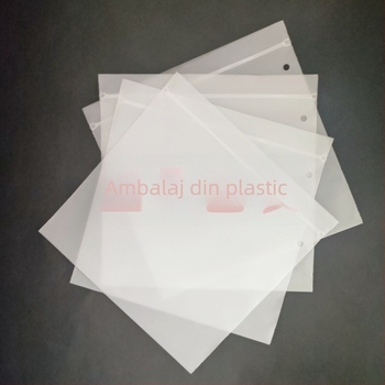 Sacoșă CPE mată cu fermoar pentru bone bag, haine, șosete și bijuterii; ambalare auto-sealantă, dimensiune personalizabilă