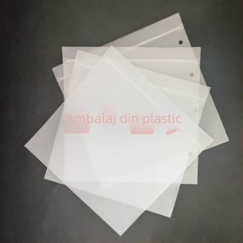 Sacoșă CPE mată cu fermoar pentru bone bag, haine, șosete și bijuterii; ambalare auto-sealantă, dimensiune personalizabilă