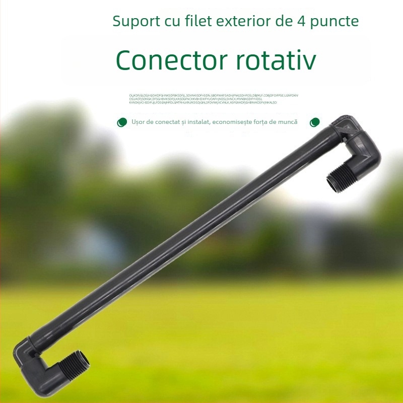 Cuplă universală Qianqiu E cu articulație de rotație pentru irigații subterane ale gazonului, cu filet exterior 1/2 in și 3/4 in