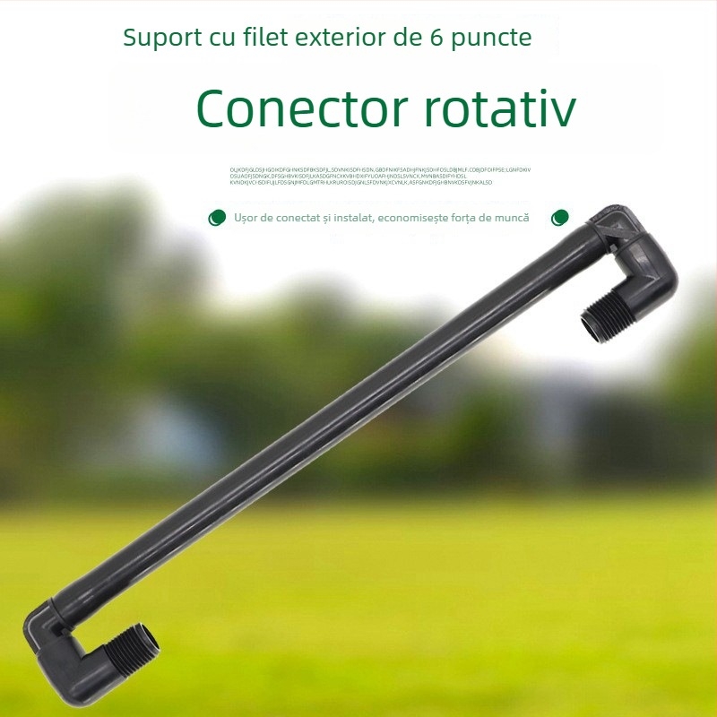 Cuplă universală Qianqiu E cu articulație de rotație pentru irigații subterane ale gazonului, cu filet exterior 1/2 in și 3/4 in
