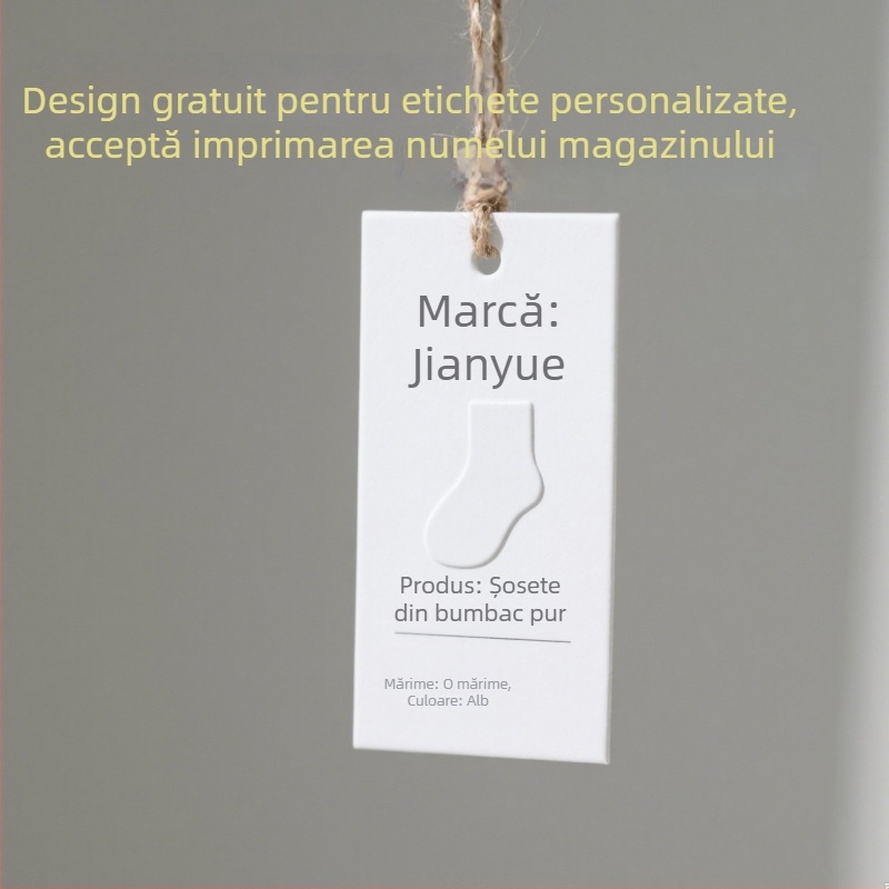 Carduri goale pentru etichete de îmbrăcăminte — etichete pentru bărbați, femei, copii și lenjerie intimă