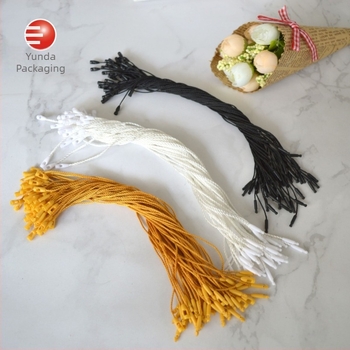 Pandantiv elegant în formă de glonț, cu legături din ață de bumbac, ață de poliester și ață cerată pentru haine și textile de casă