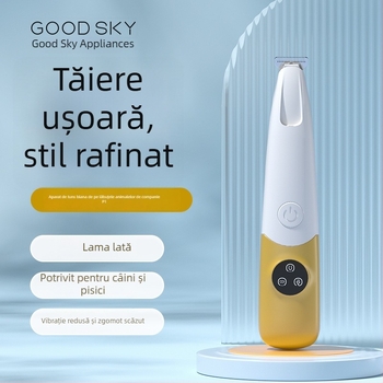 Keli-P1 trimmer electric pentru lăbuțe de animale de companie, pentru pisici și câini, cu LED, impermeabil