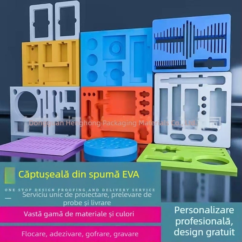 Inserție EVA din spumă pentru cutie de unelte din aluminiu, formă monobloc, antistatice, rezistentă la foc