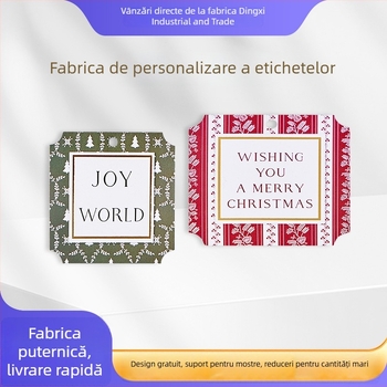 Etichete suspendate personalizate pentru îmbrăcăminte, imprimare logo pentru haine pentru copii, femei și bărbați, design etichetă de guler, hârtie Kraft