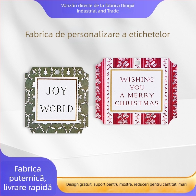 Etichete suspendate personalizate pentru îmbrăcăminte, imprimare logo pentru haine pentru copii, femei și bărbați, design etichetă de guler, hârtie Kraft