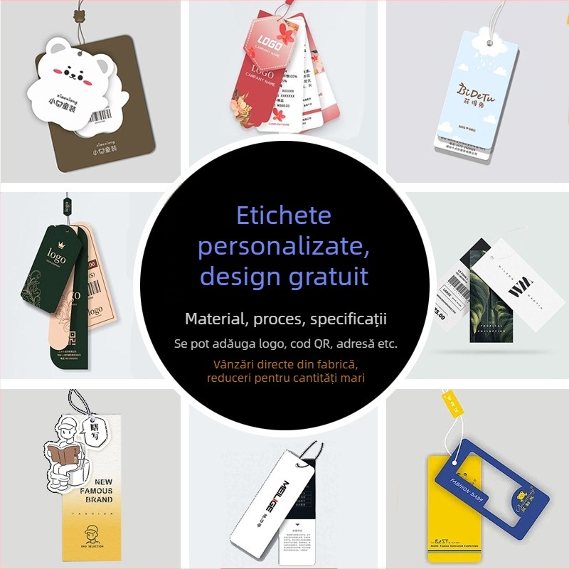 Etichete vestimentare de înaltă calitate pentru magazine, etichete universale pentru haine pentru bărbați și femei, etichete personalizate de marcă, produse la comandă