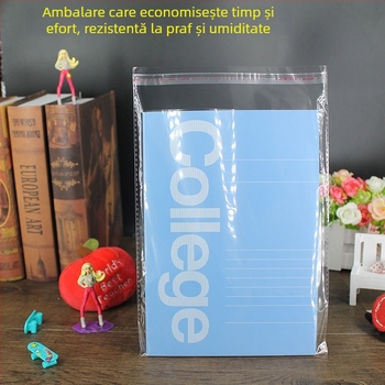 Pungi transparente OPP pentru ambalare, 30×24 cm, deschidere orizontală, pungi autoadezive pentru sutiene, 100 de bucăți, în stoc