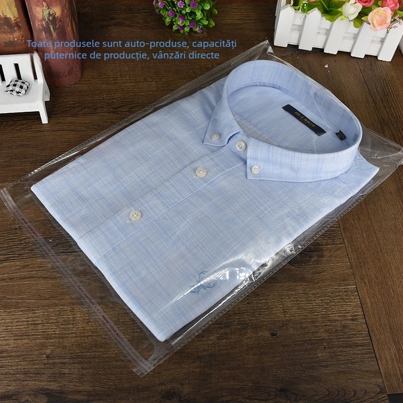 Pungi transparente OPP pentru ambalare, 30×24 cm, deschidere orizontală, pungi autoadezive pentru sutiene, 100 de bucăți, în stoc