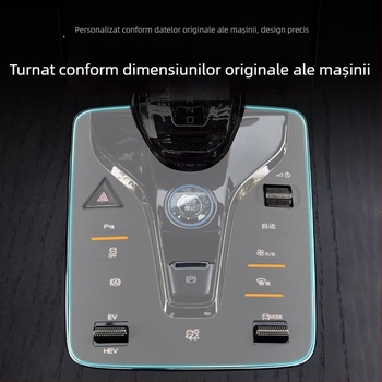 Pad siliconic pentru consola centrală și butoanele de schimbător BYD Qin Plus; protecție împotriva prafului și alunecării.