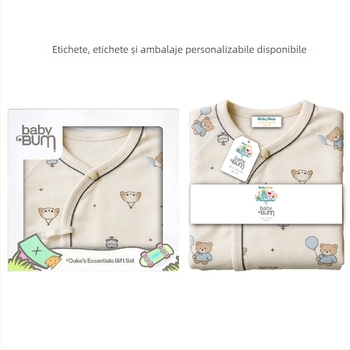 Cutie albă din carton pliabil pentru ambalarea îmbrăcămintei (tricouri și lenjerie), unisex, MOQ 1000 buc.