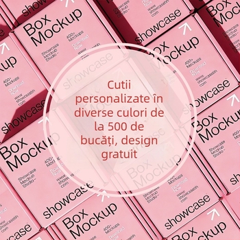 Cutii personalizate în loturi mici din carton ondulat pentru ambalarea parfumurilor și rujurilor, cutii din hârtie kraft cu fereastră, stil avion, inspirate de Instagram