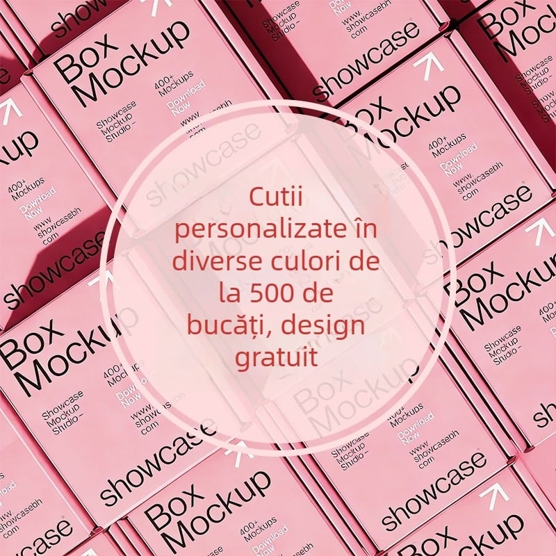 Cutii personalizate în loturi mici din carton ondulat pentru ambalarea parfumurilor și rujurilor, cutii din hârtie kraft cu fereastră, stil avion, inspirate de Instagram