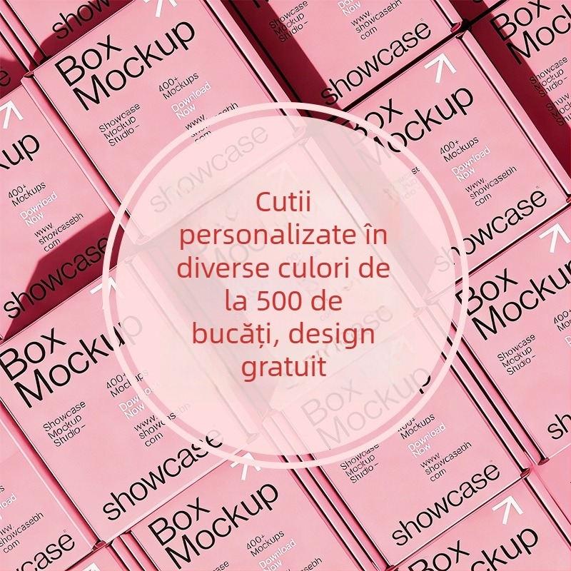 Cutii personalizate în loturi mici din carton ondulat pentru ambalarea parfumurilor și rujurilor, cutii din hârtie kraft cu fereastră, stil avion, inspirate de Instagram