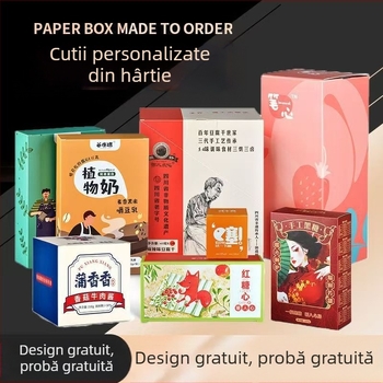 Cutie de ambalaj colorată personalizată pentru lenjerie cu capac – cutie cadou pentru sutien, din carton pliabil