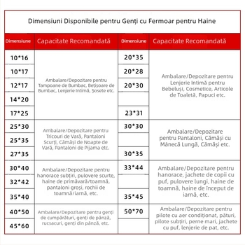 Pungi CPE mate pentru ambalarea hainelor, pungi din plastic cu închidere automată pentru lenjerie, pantaloni și cămăși