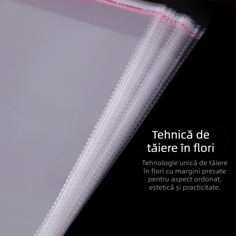 Pungă OPP autoadezivă pentru haine, ambalaj transparent 32×45 cm