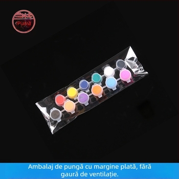 Pungi OPP autoadezive, transparente, sigilate, pentru haine și accesorii mici, cu etichetă atașabilă