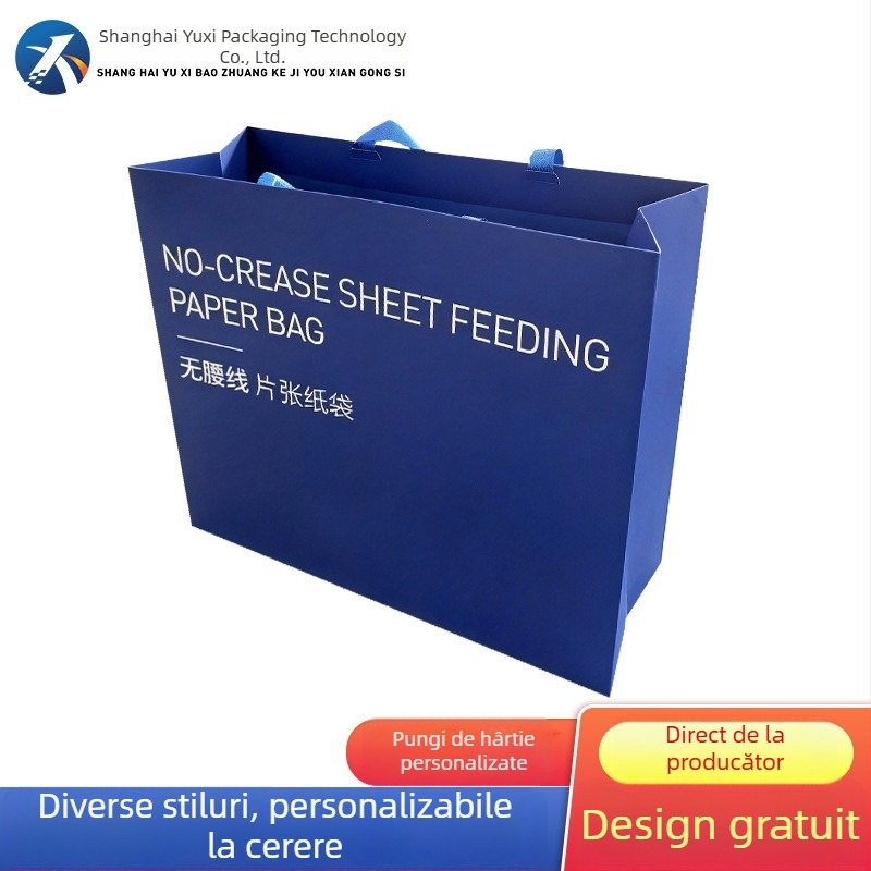 Sac de hârtie personalizat pentru magazin de haine, ambalaj de cumpărături de lux pentru sărbători, imprimare logo disponibil