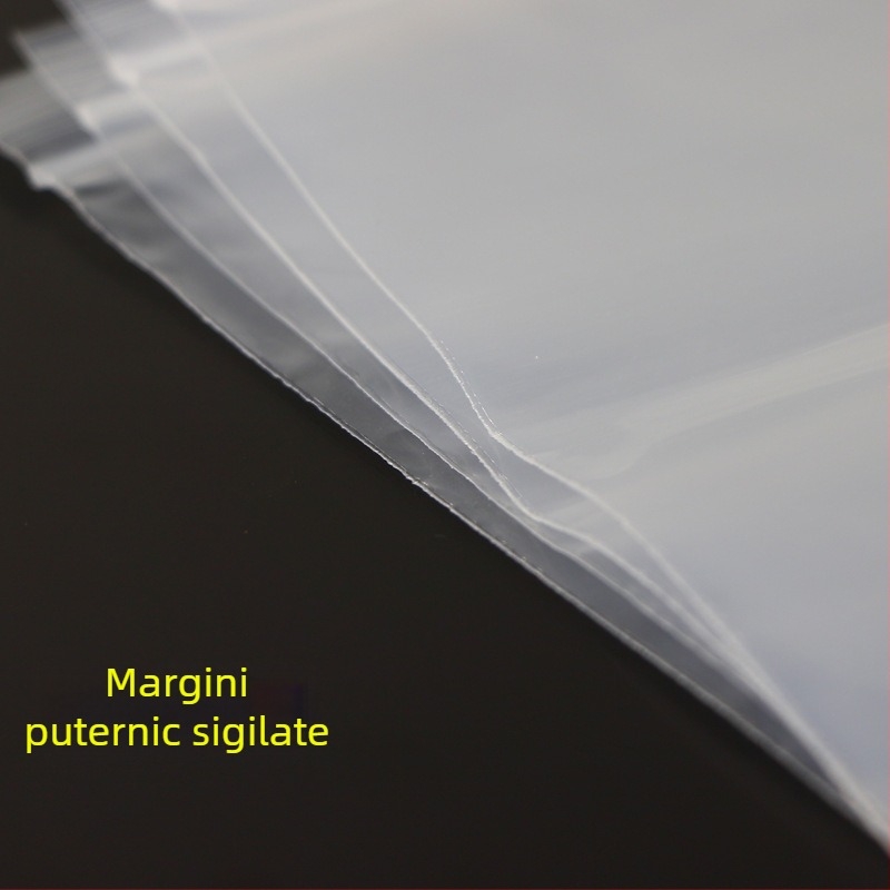 Pungi PE cu fermoar, transparente, 24×35 cm pentru ambalare