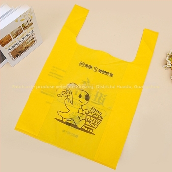 Geantă din material nețesut, personalizabilă, stil vestă, finisaj laminat, geantă ecologică pentru cumpărături și livrări
