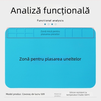 Padă de silicon pentru reparații ale telefoanelor mobile, rezistentă la temperaturi înalte, suprafață de sudură anticorosivă cu bază magnetică