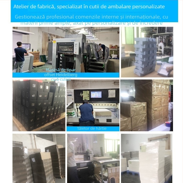 Cutie din carton cu fereastră, personalizată pentru electronice 3C: cutie pentru baterie externă, husă pentru telefon, ambalaj pentru folie de protecție, cârlig PVC pentru carduri
