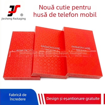 Cutie din lemn personalizată pentru ambalarea produselor electronice: ambalaj PVC pentru husă de telefon, folie de protecție din sticlă temperată și cutie pentru baterie externă