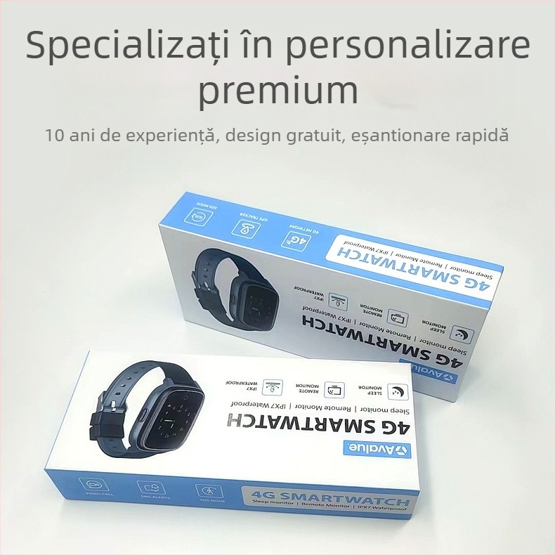 Cutie personalizată cu fereastră pentru căști wireless, cu cârlig, formă specială, carton alb pliabil