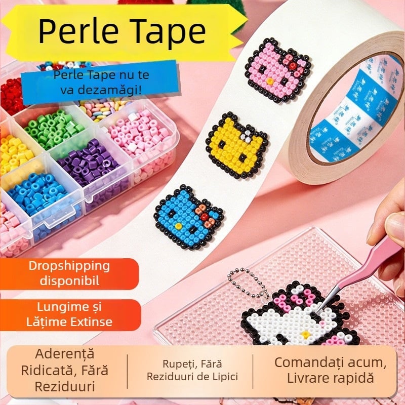 Hârtie de mascare pentru mozaicuri mari – folie de protecție de 50 m, împiedică deplasarea, protecție pentru călcat fără reziduuri de adeziv