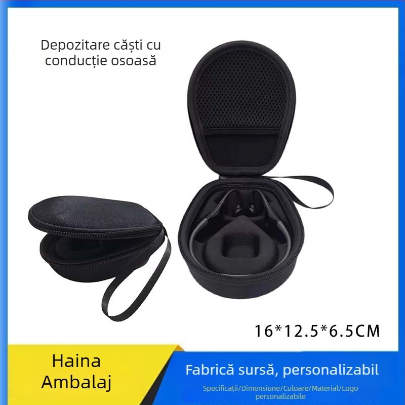  Husă EVA pentru căști cu conducție osoasă, compatibilă cu Philips și alte mărci.
