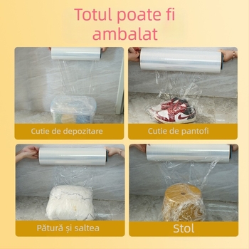 Folie PE stretch pentru ambalare, ambalare industrială, folie transparentă de ambalare