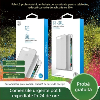 Cutii de ambalaj personalizate pentru huse de telefon și folii de protecție pentru ecran din sticlă temperată