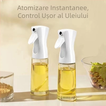 Sticlă de pulverizator pentru ulei, 200 ml, pentru grătar în aer liber și bucătărie