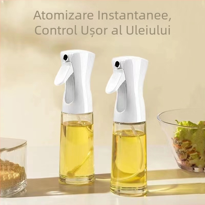 Sticlă de pulverizator pentru ulei, 200 ml, pentru grătar în aer liber și bucătărie