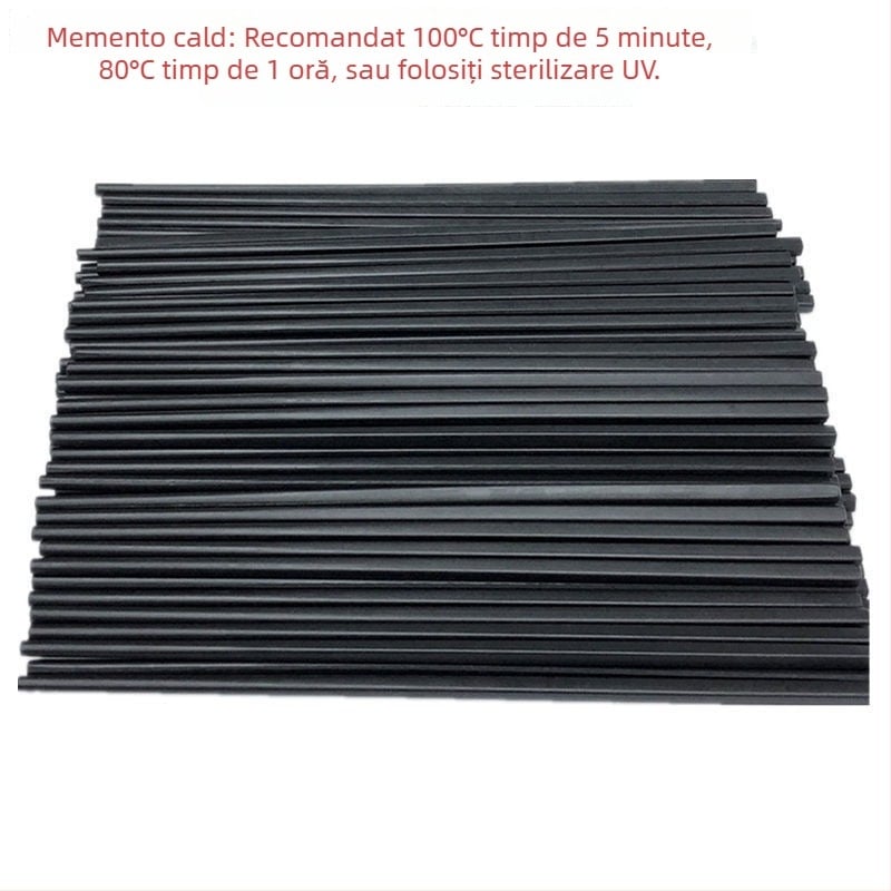 100 perechi de bețișoare negre din melamină, pentru uz comercial, hoteluri și restaurante, fără mucegai, en gros