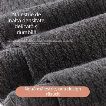 Colanți groși cu fleece pentru iarnă, albi