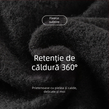 Colanți groși cu fleece pentru iarnă, albi