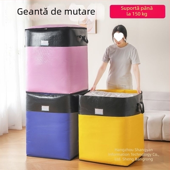 Geantă de mutare cu capacitate mare, geantă împletită pentru depozitare și sortare în logistică