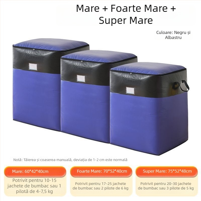 Geantă de mutare cu capacitate mare, geantă împletită pentru depozitare și sortare în logistică