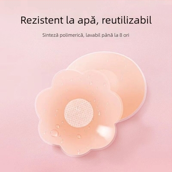 Patch-uri din silicon invizibile pentru femei, ultra-subțiri, fără cusur, cu efect ușor de ridicare și protecție împotriva expunerii.