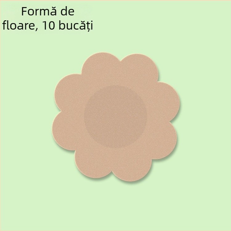Patch pentru mamelon, de unică folosință, ultra-subțire, respirabil, din material nețesut, formă rotundă, culoare solidă, invizibil
