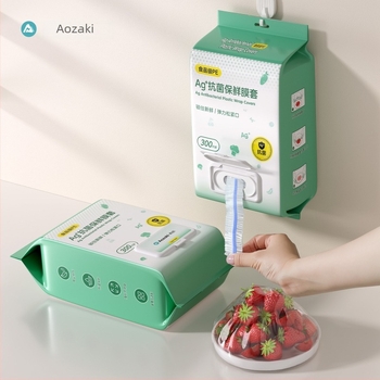 Acoperire din plastic pentru folie alimentară, cu margine elastică, de unică folosință, pentru boluri și farfurii – conservarea resturilor de acasă